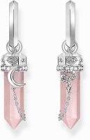 Kreolen mit Kristall Anhänger und Kette - Thomas...