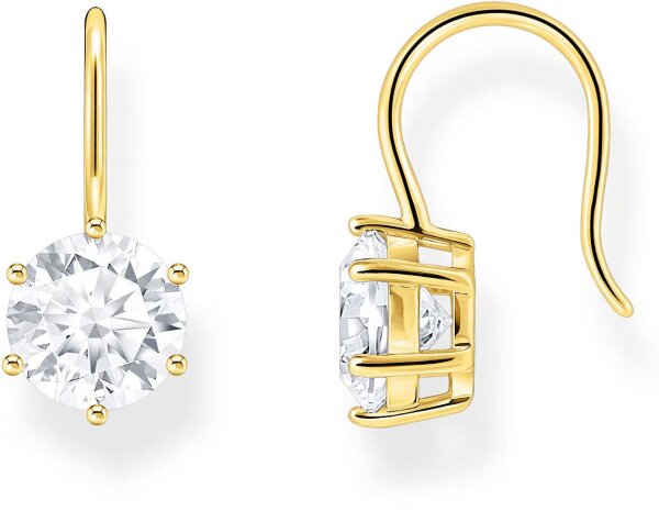 Ohrhänger mit weißem Steinbesatz - Thomas Sabo Modell: H2287-414-14