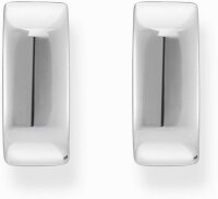 Silberfarbene Kreolen, Mit eckiger Form und minimalistischem Design - Thomas Sabo Modell: CR744-001-21