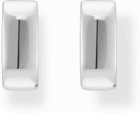 Silberfarbene Kreolen, Mit eckiger Form und minimalistischem Design - Thomas Sabo Modell: CR742-001-21