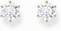 Ohrrstecker mit großem, weißem Zirkoniastein im Brillantschliff - Thomas Sabo Modell: H2300-414-14