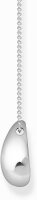 Halskette mit Kettenanhänger in organischer Tropfenform mit offen gestalteter Rückseite für ein unbeschwertes Tragegefühl - Thomas Sabo Modell: KE2281-001-21