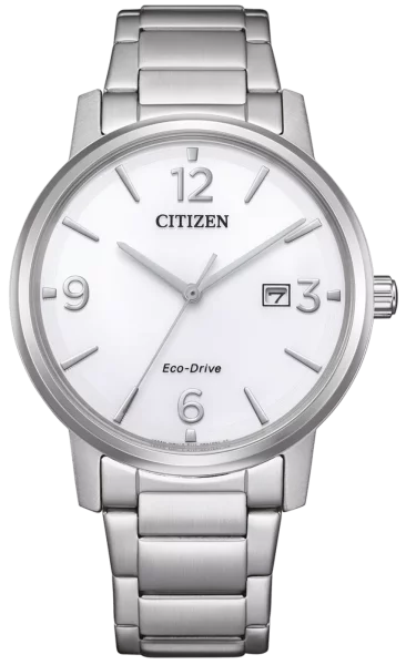 Citizen Herrenuhr Modell: BM6755-71A mit weißem Zifferblatt und Edelstahlarmband