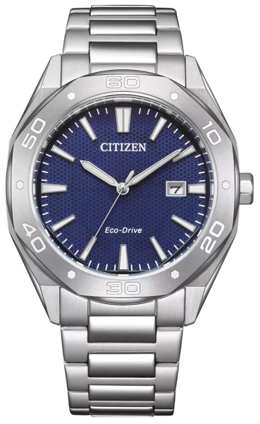 Citizen Herrenuhr Modell: BM7631-52L mit blauem Zifferblatt und Edelstahlarmband