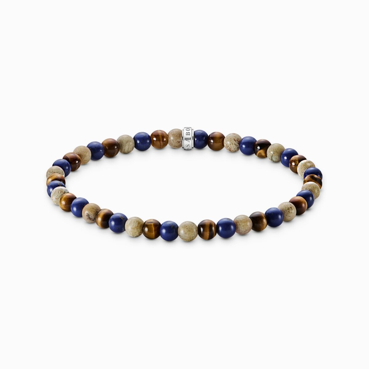 Beads Armband aus Lapislazuli, Jaspis und Tigerauge - Thomas Sabo Modell: A2183-531-7-L19