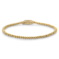 Goldplattiertes Armband aus Edelsteinen mit...