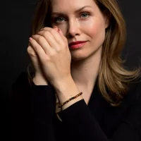 Armband aus 4mm Tigerauge mit Edelstahlverschluss -...