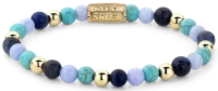 Armband aus 6mm Steinen Sodalit, Turqurenit und Blauer...