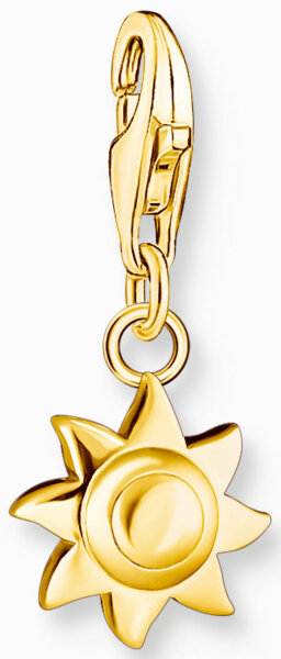Charm Anhänger 3D-Sonne - 750 Gelbgold Vergoldung Thomas Sabo Modell: 2024-413-39
