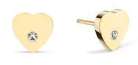 Herzförmige Ohrstecker mit Steinchen-Bering Jewelry...