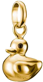 Thomas Sabo Charm-Anhänger, Ente aus Silber vergoldet