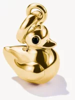 Thomas Sabo Charm-Anhänger, Ente aus Silber vergoldet