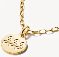 Charm-Anhänger, Engelszahlen 333, mit weißen...