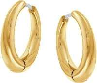 Creolen aus Titan, vergoldet - Boccia Jewelry Modell:...