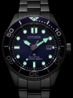 Citizen Herrenuhr Modell:  BN0260-54L mit blauem Zifferblatt und Edelstahlarmband