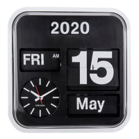 Flip Wanduhr schwarz - Karlsson Modell: KA4203