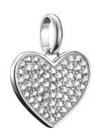Thomas Sabo Charm-Anhänger Pavé-Herz Connect Silber