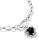 Thomas Sabo Charm-Anhänger Vintage-Herz schwarz Connect Silber