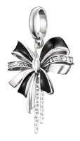 Thomas Sabo Charm-Anhänger Schleife schwarz Connect...