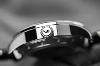 Herrenuhr schwarz mit Lederarmband – Vostok Europe Modell: NH35-125A747