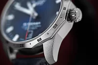 Herrenuhr schwarz mit Lederarmband – Vostok Europe Modell: NH35-125A748