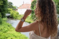 Damenuhr roségoldfarben mit Lederarmband – Vostok Europe Modell: VS42-125B754