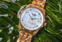 Damenuhr roségoldfarben mit Edelstahlarmband – Vostok Europe Modell: VS42-125B754B