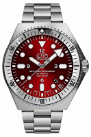 Herrenuhr silberfarben mit Edelstahl-Armband – UMF...