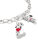 Charm-Anhänger aus recyceltem 925er Sterlingsilber, mit Snoopy & Herz Motiv, Thomas Sabo, Modell: 2226-664-10