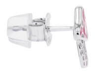 Ohrstecker aus 925 Sterlingsilber, rhodiniert und emailliert mit Pilz-Motiv, Prinzessin Lillifee Modell: 2040630