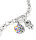 Charm-Anhänger aus recyceltem 925er Silber mit buntem Emaille-Fenster, Thomas Sabo Modell: CC1314-691-7