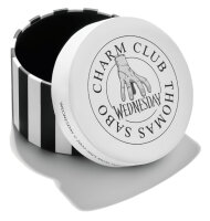 Charm-Anhänger für geschwärztem 925er Sterlingsilber mit schwarzer Träne und Zirkonia aus der Wednesday Kollektion, Thomas Sabo Modell: CC1319-643-11