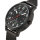 Master Time Herren Funkuhr Super Power Aviation Metall Schwarz