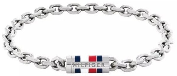 Herren Armband aus Edelstahl – Stilvolles Silber-Design - Tommy Hilfiger Modell: 2790652
