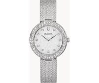 Bulova 96L329 Crystal Phantom Damenuhr - Elegante 30,5mm...