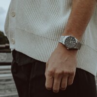 Herrenuhr, Mechanisch, Dunkelgraues Forged Carbon...