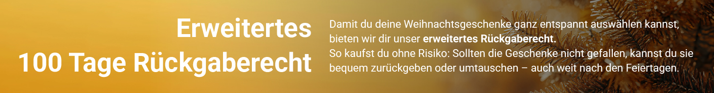 Rückgaberecht Banner