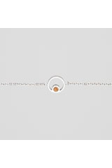 Holzkern Jewelry-Pigment Halskette (Koa/Silber)
