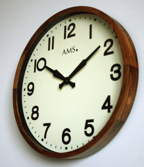 Antik óptica-relojes nuevo Ams 9535-reloj de pared-libro-bürouhr-hoteluhr 