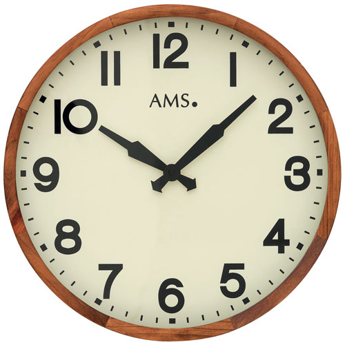Ams 9535-reloj de pared-libro-bürouhr-hoteluhr Antik óptica-relojes nuevo 