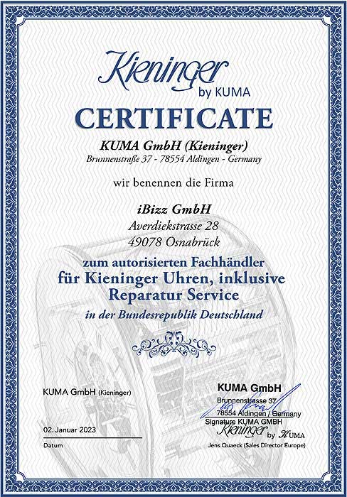 Kuma-Zertifikat